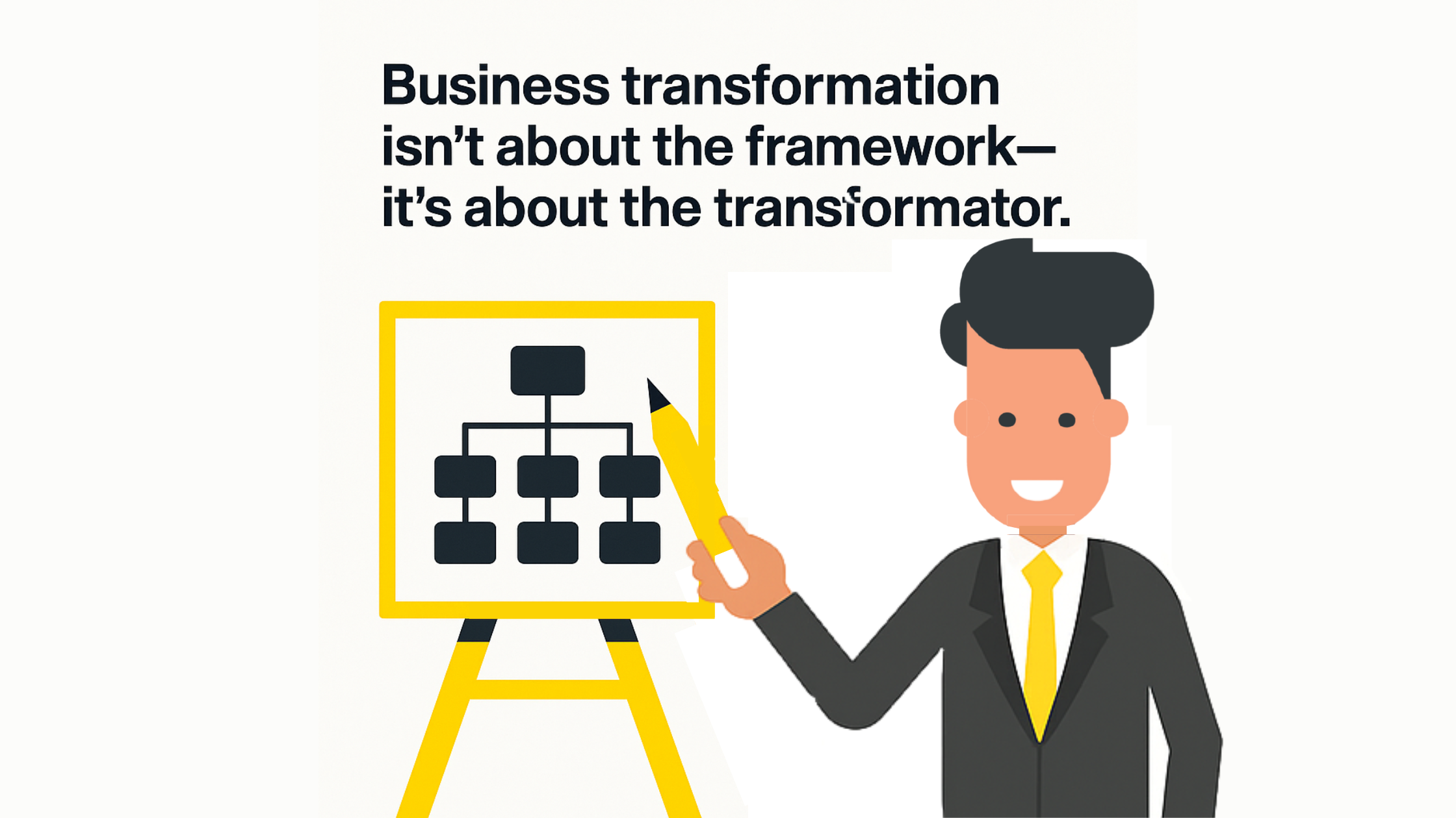 HOBA Tech Business transformation isnt about the framework-its about the transformator