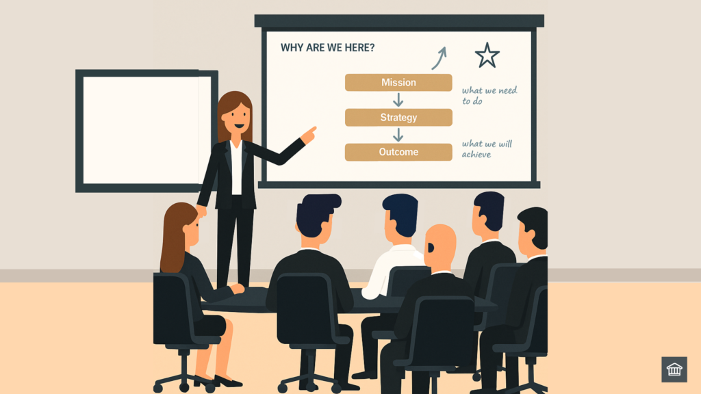 Detailed TOM agenda on display — it’s not about how many boxes you can show, it’s about how many changes you can deliver.